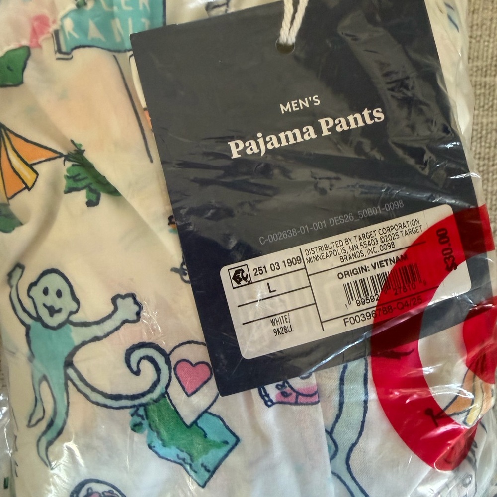 Roller Rabbit White Multicolor Camp-Illustration … - image 4